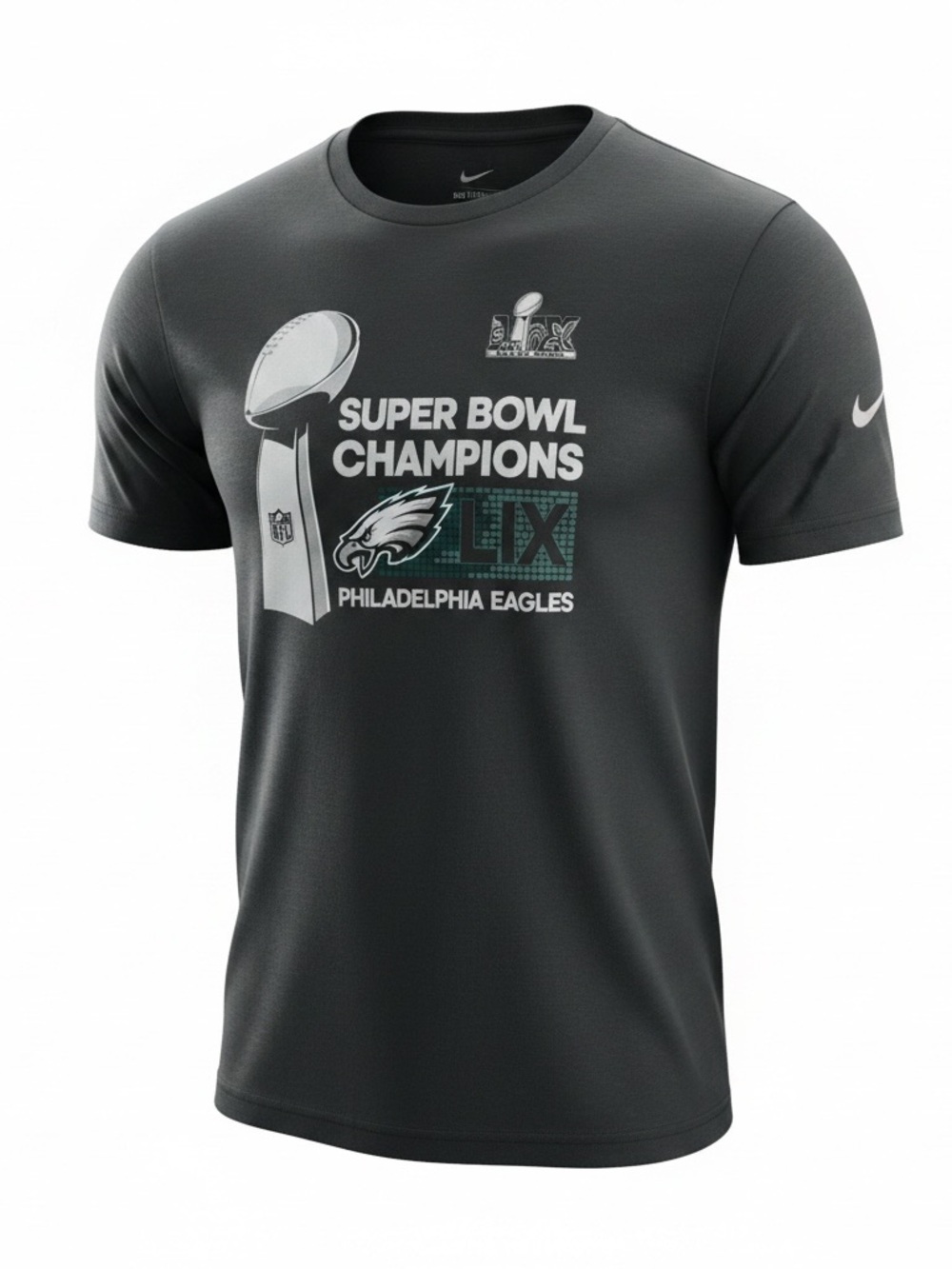 Youth Nike Black Philadelphia Eagles Super Bowl Champions Tee